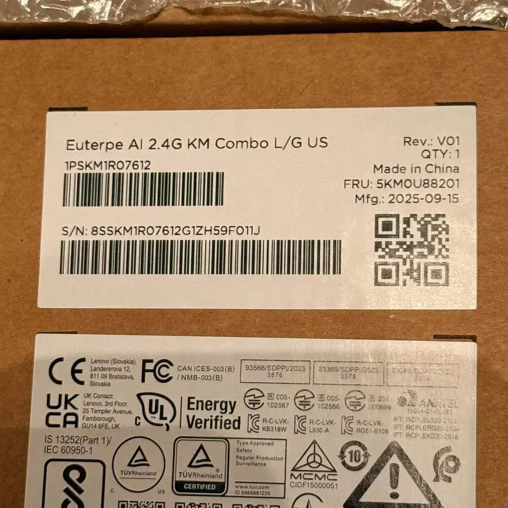 Lenovo Essential Wireless Keyboard and Mouse Combo Gen 2 AI NIB